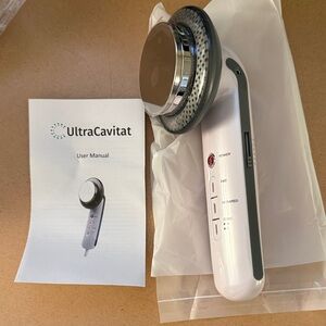 White Ultrasonic Facial & Body Cavitation Device